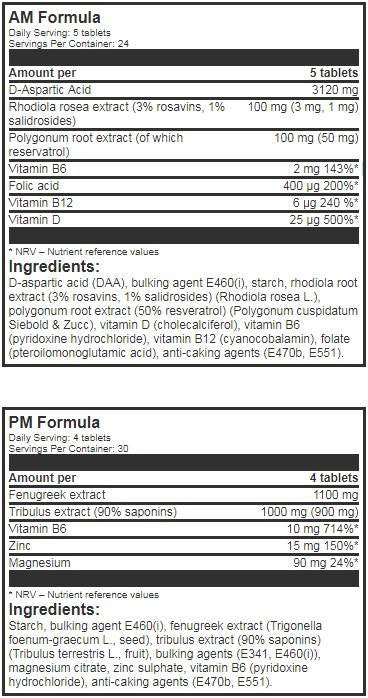 Formula LeVrotest AM/PM - 2 x 120 tablet