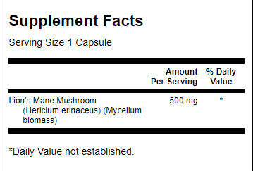 Levja griva goba 500 mg - 60 kapsul