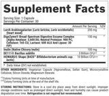 Lipo 6 Črni probiotik | Izpolnite formulo s prebiotičnimi + prebavnimi encimi - 30 kapsul