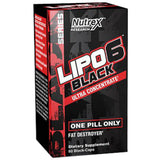 Lipo 6 Črni Ultra koncentrat | Ekstremna moč 60 kapsul