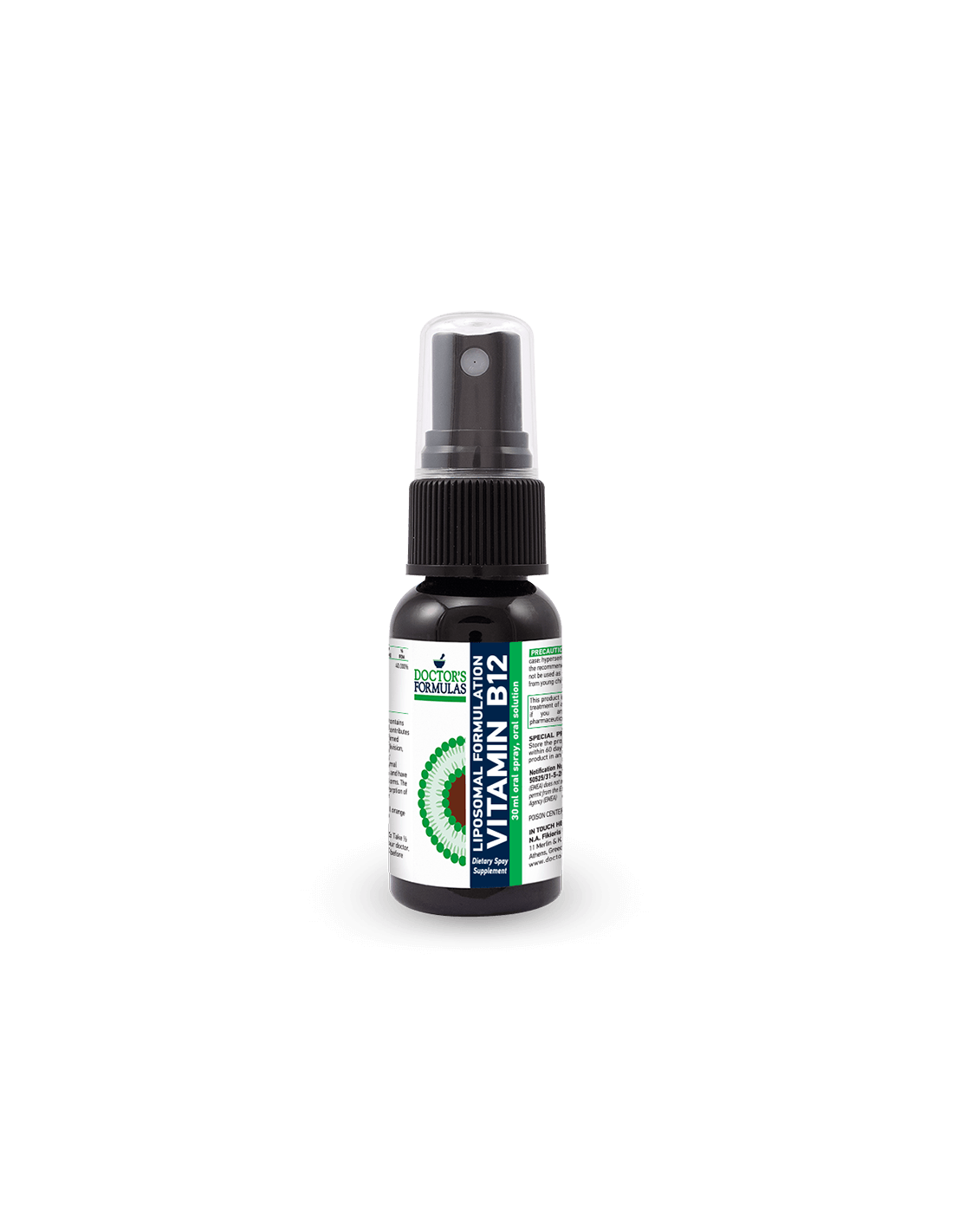 Liposomska formulacija B12 / vitamin B12, 30 ml Ust Formula
