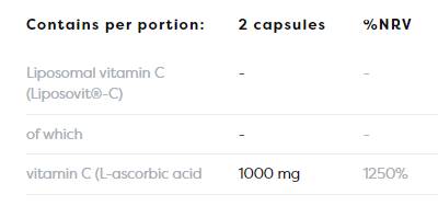 Liposomski vitamin C 1000 mg - 120 kapsul