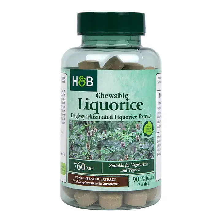 Krohat Liquorice 380mg 90 žvečilne tablete Holland & Barrett