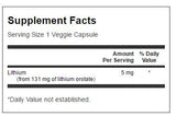 Litijev orotat 5 mg 60 kapsul
