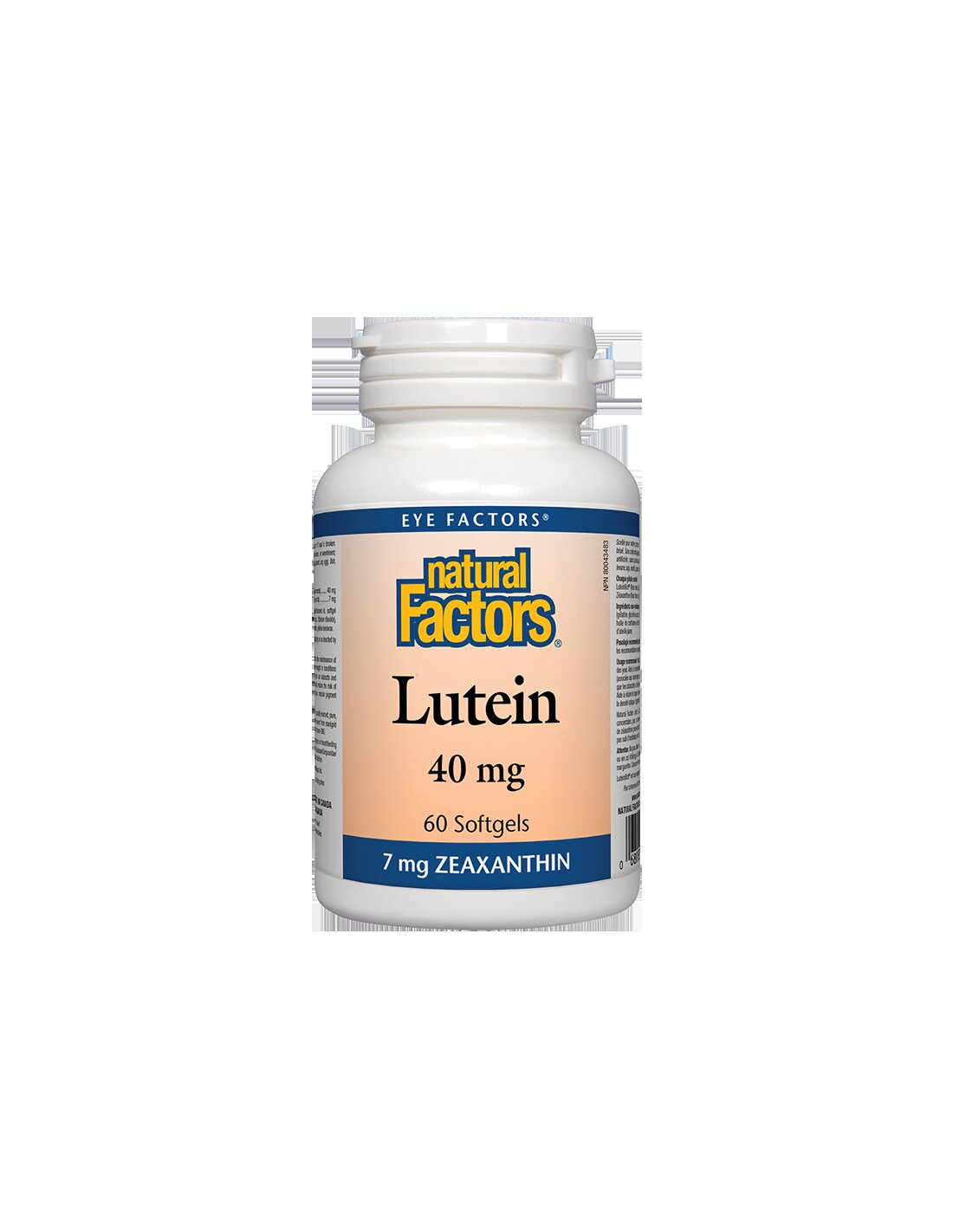 Lutein/ lutein 40 mg + zeaksantin x 60 mehkih kapsul <tc>Natural Factors</tc>