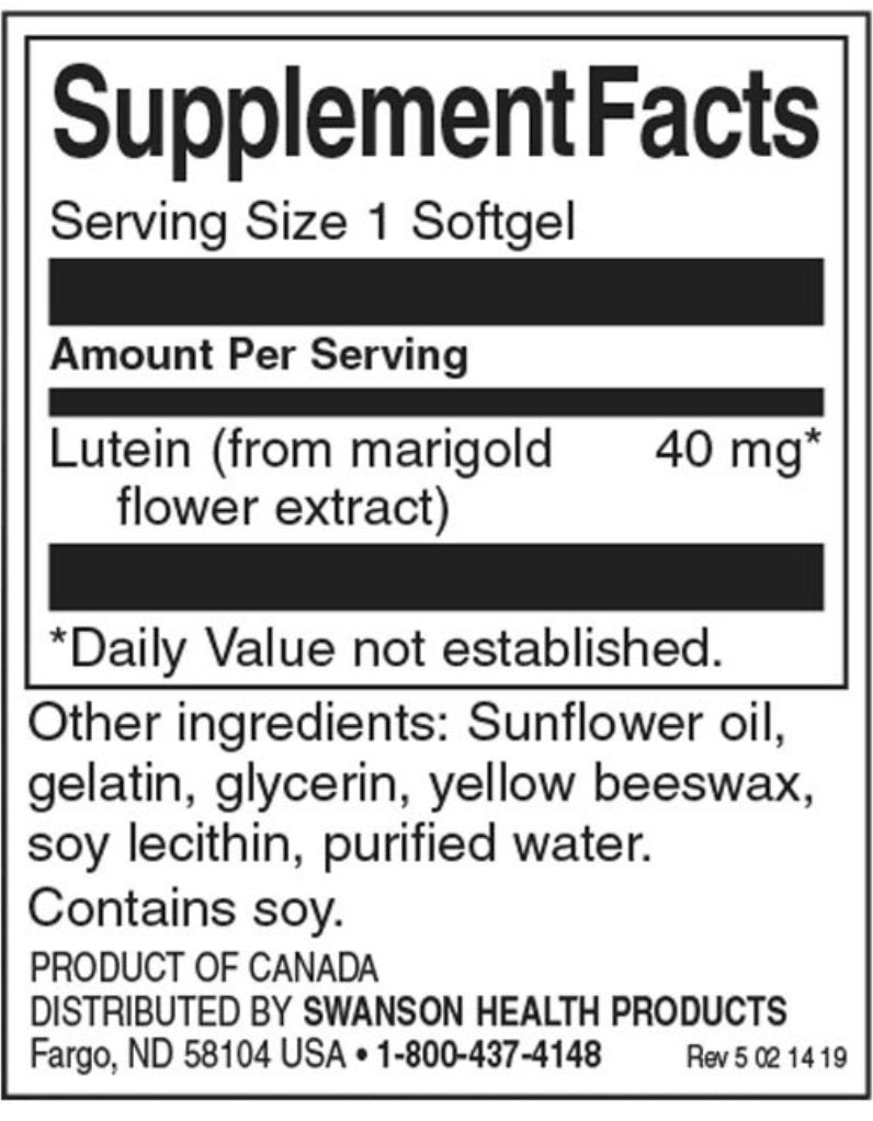 Lutein 40 mg - 60 softgelov