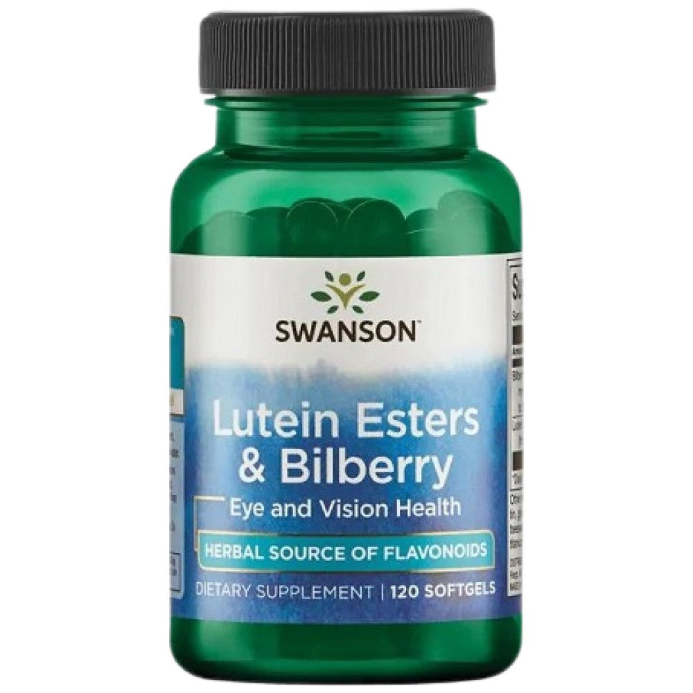 Lutein estri in bilberry 120 softgelov