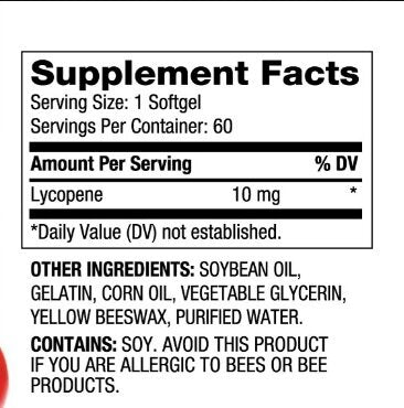 Lycopen 10 mg / 60 sofgels