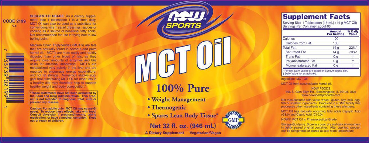 MCT olje - 473 ml