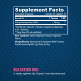 MSM 500mg. / 180 kape.