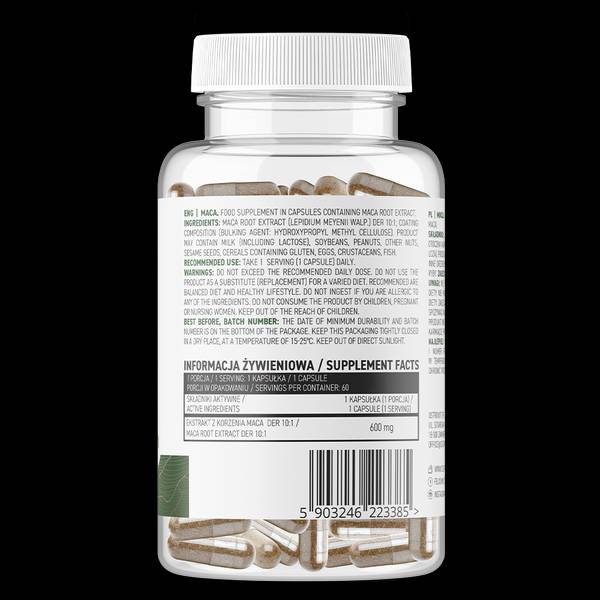 Maca 600 mg / vege 60 kapsul