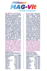 Mag-vit | Magnezij in vitamini šumeči - 20 topnih tablet