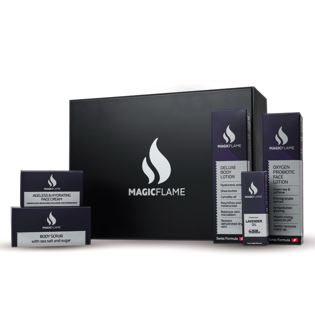 Luksuz, kozmetični komplet švicarskega magicflame