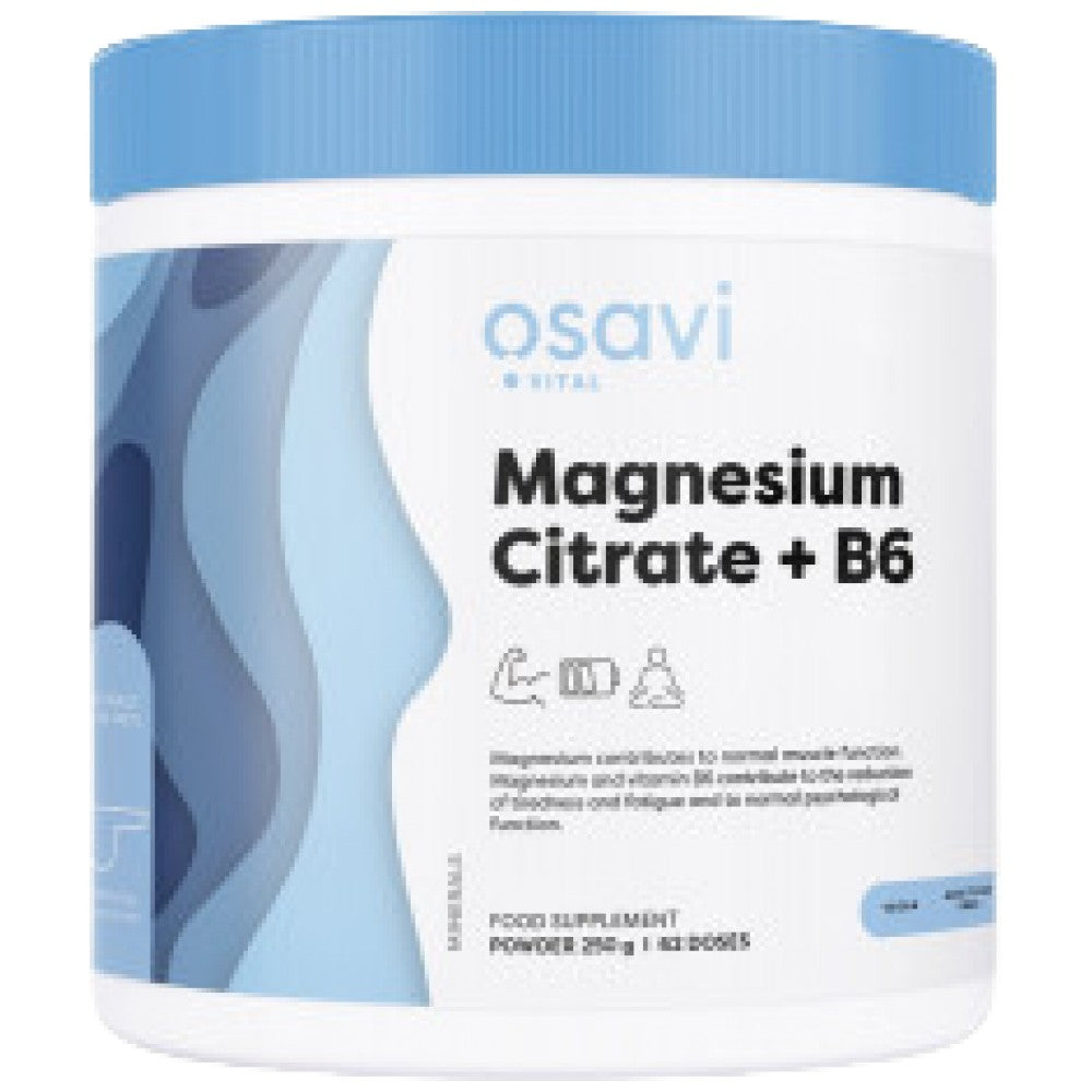 Magnezijev citrat + B6 v prahu - 250 gramov