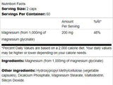 Magnezijev glicinat 200 mg - 120 kapsul
