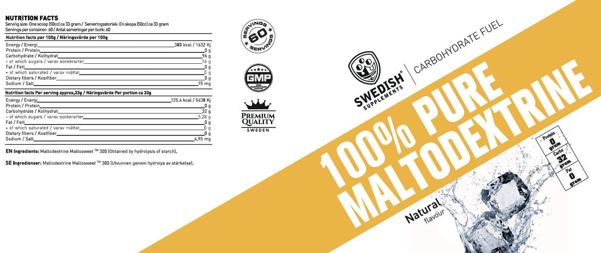 Maltodekstrin / 100% čist - 3000 gramov