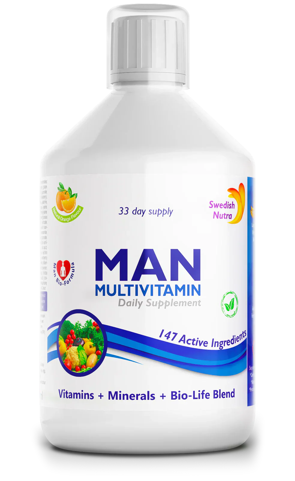 Man Multivitamini za moške s kolagenom 1497 mg - 147 aktivnih sestavin /500 ml /