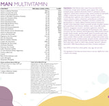 Man Multivitamini za moške s kolagenom 1497 mg - 147 aktivnih sestavin /500 ml /