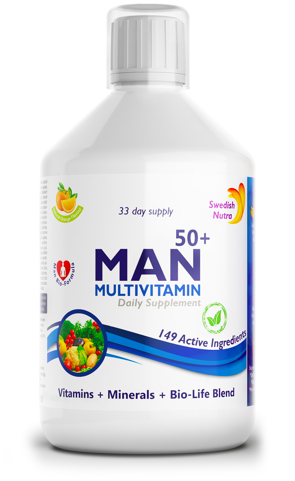 Man 50+ multivitamini za moške s kolagenom 1497 mg - 149 aktivnih sestavin /500 ml /