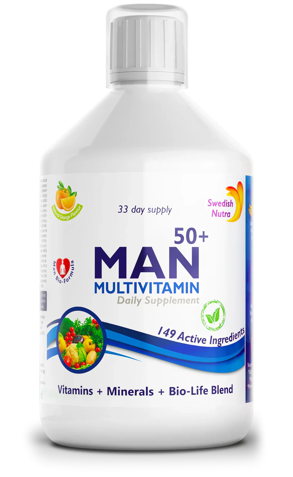 Man 50+ multivitamini za moške s kolagenom 1497 mg - 149 aktivnih sestavin /500 ml /