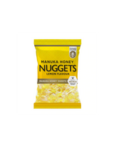 Manuka Honey Nuggets limonin okus, narejen s 100 MgO Manuka med, 120 g