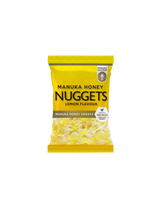 Manuka Honey Nuggets limonin okus, narejen s 100 MgO Manuka med, 120 g