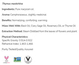 Marjoram Oil | 100% čisti timus mastichina - 30 ml