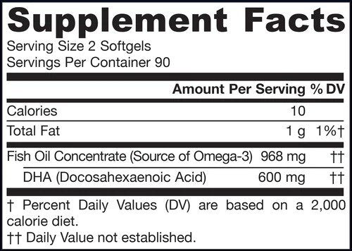Max DHA - 180 softgelov