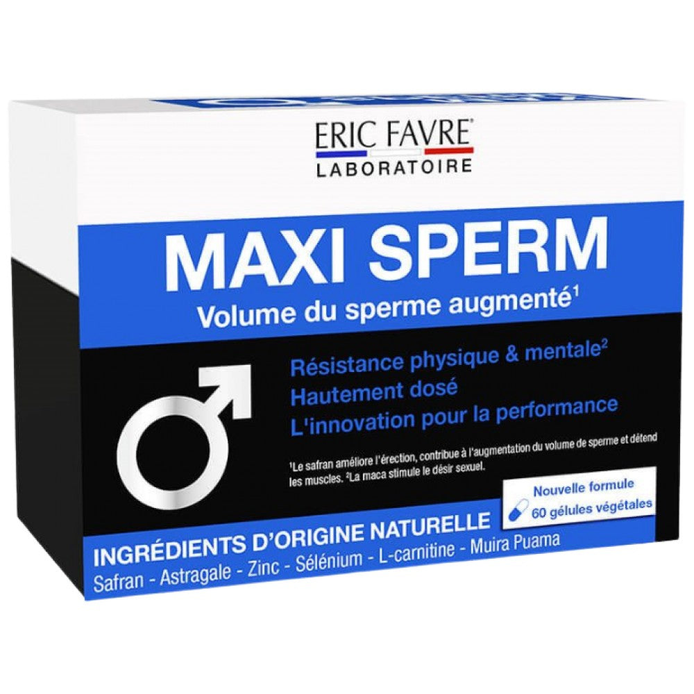 Maxi Sperm | Povečana volumen sperme - 60 kapsul
