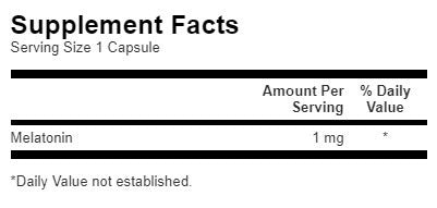 Melatonin 1 mg - 120 kapsul