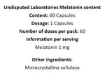 Melatonin 1 mg - 60 kapsul