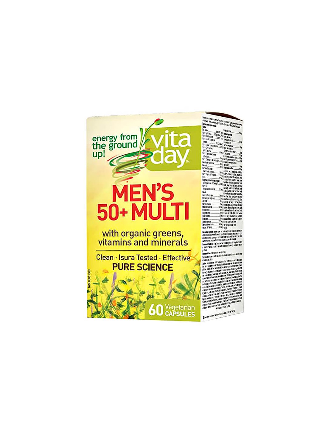 Moški 50+ multivitamini za moške 50+ (zaradi moči, energije in potenciala), 60 kapsul