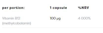 Metil -B12 100 mcg - 60 kapsul