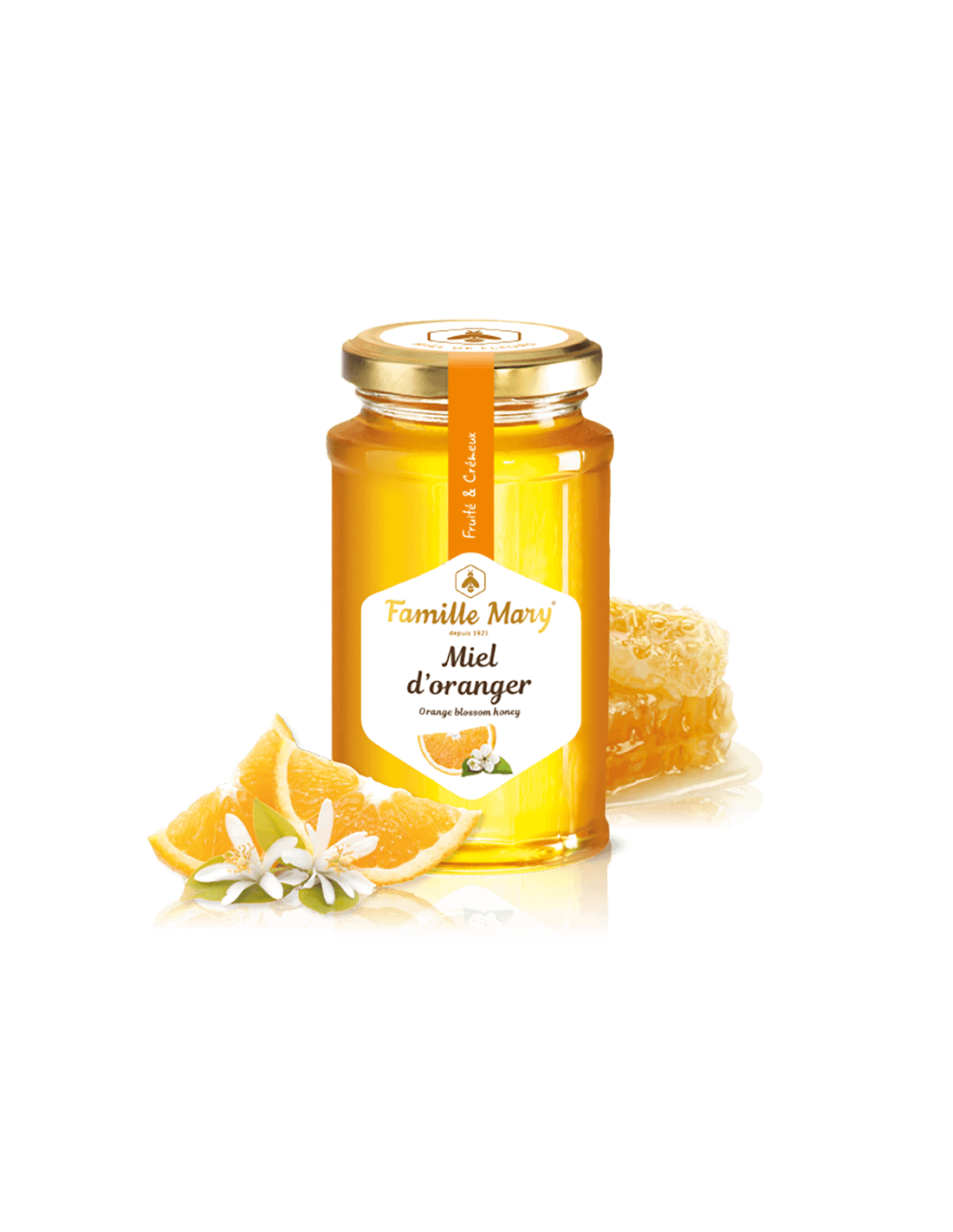 Miel D 'Oranger des Vergers de Valence / Orange Blossom Honey (Valencia, Španija), 360 G Famille Mary