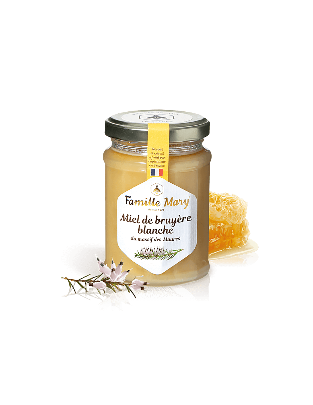 Med iz cvetov belega heather - Miel de Bruyère Blanche, 230 g