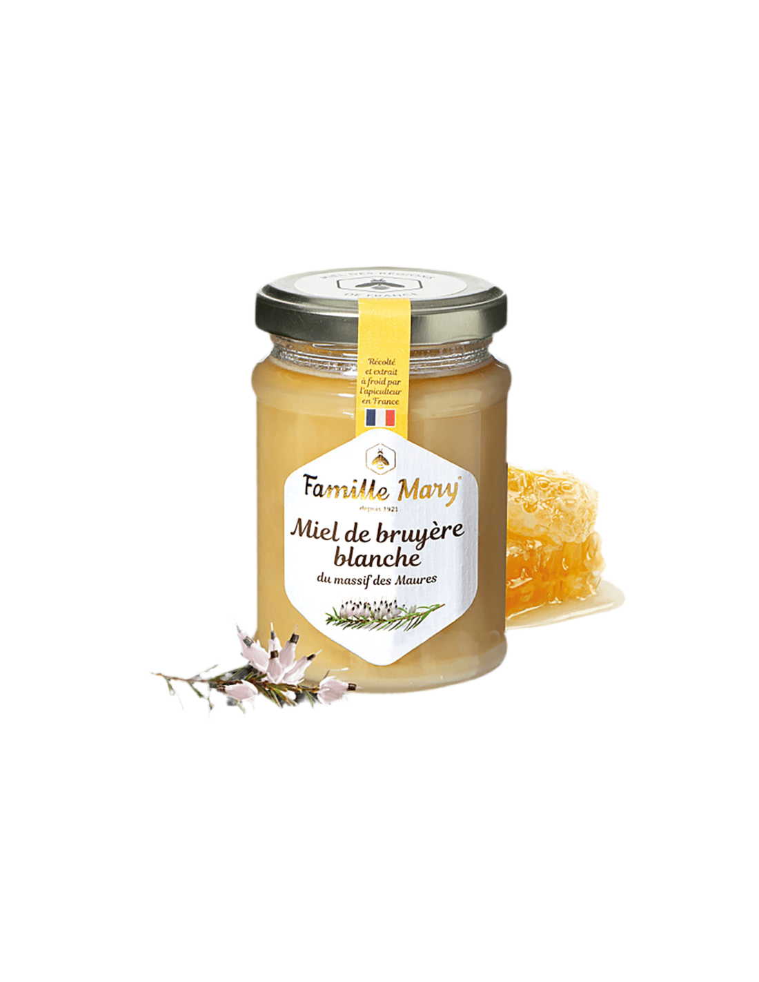 Med iz cvetov belega heather - Miel de Bruyère Blanche, 230 g