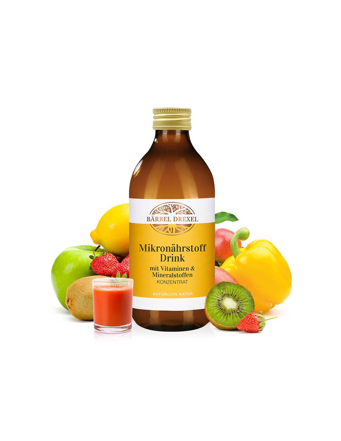 Mikronährstoff Drink mit Vitaminen &amp; Mineralstoffen / Tekoči vitamini, minerali in elementi v sledeh, 300 ml <tc>Bärbel Drexel</tc>