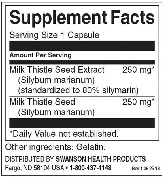 Mlek Thistle 250 mg - 120 kapsul
