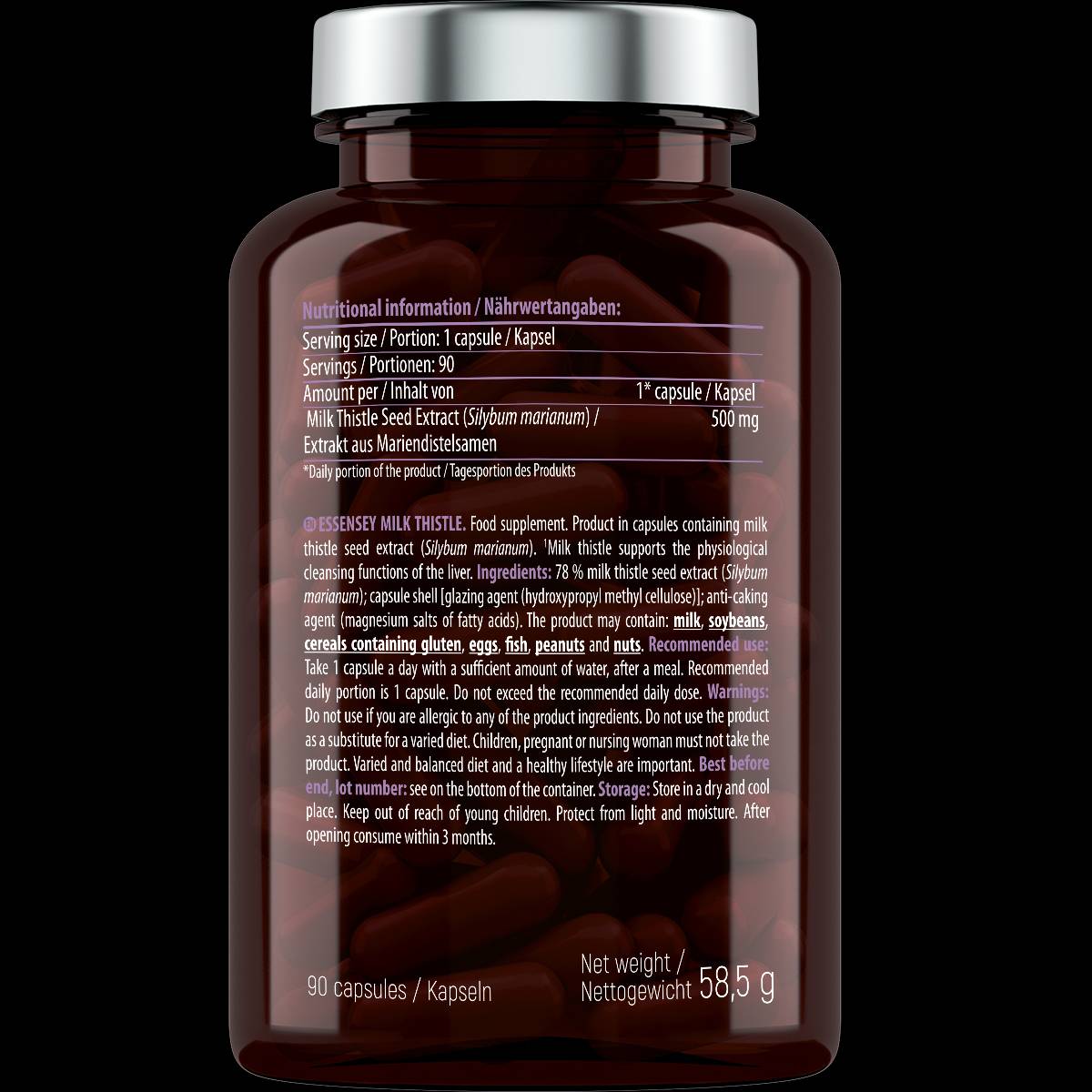 Mlek Thistle 500 mg - 90 kapsul
