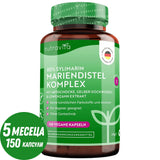 Kompleks mlečnega badlja (80% silimarina) - 150 kapsul <tc>Nutravita</tc>