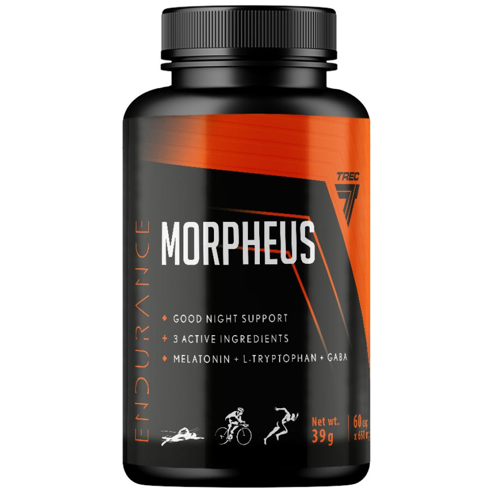 Morpheus vzdržljivost | Lahko nočna podpora z melatoninom, L -triptofan in GABA - 60 tablet