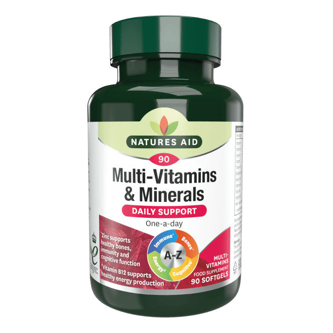 Multi-vitamini in minerali (več vitamini in minerali) 90 softgels Naturesaid