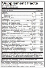 Multi brez železa | Visoka potencial - 120 gel kapsul
