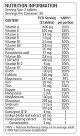 Multivitamin kompleks - 60 tablet