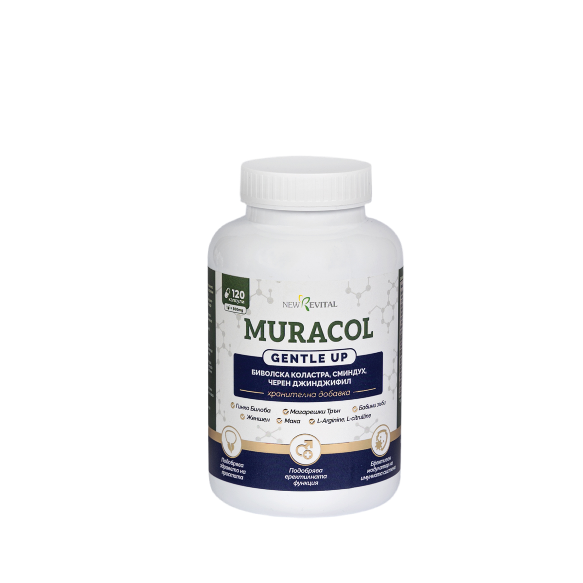 <tc>Muracol</tc> Gentle Up 120 kapsul (Prostata in erektilna funkcija)
