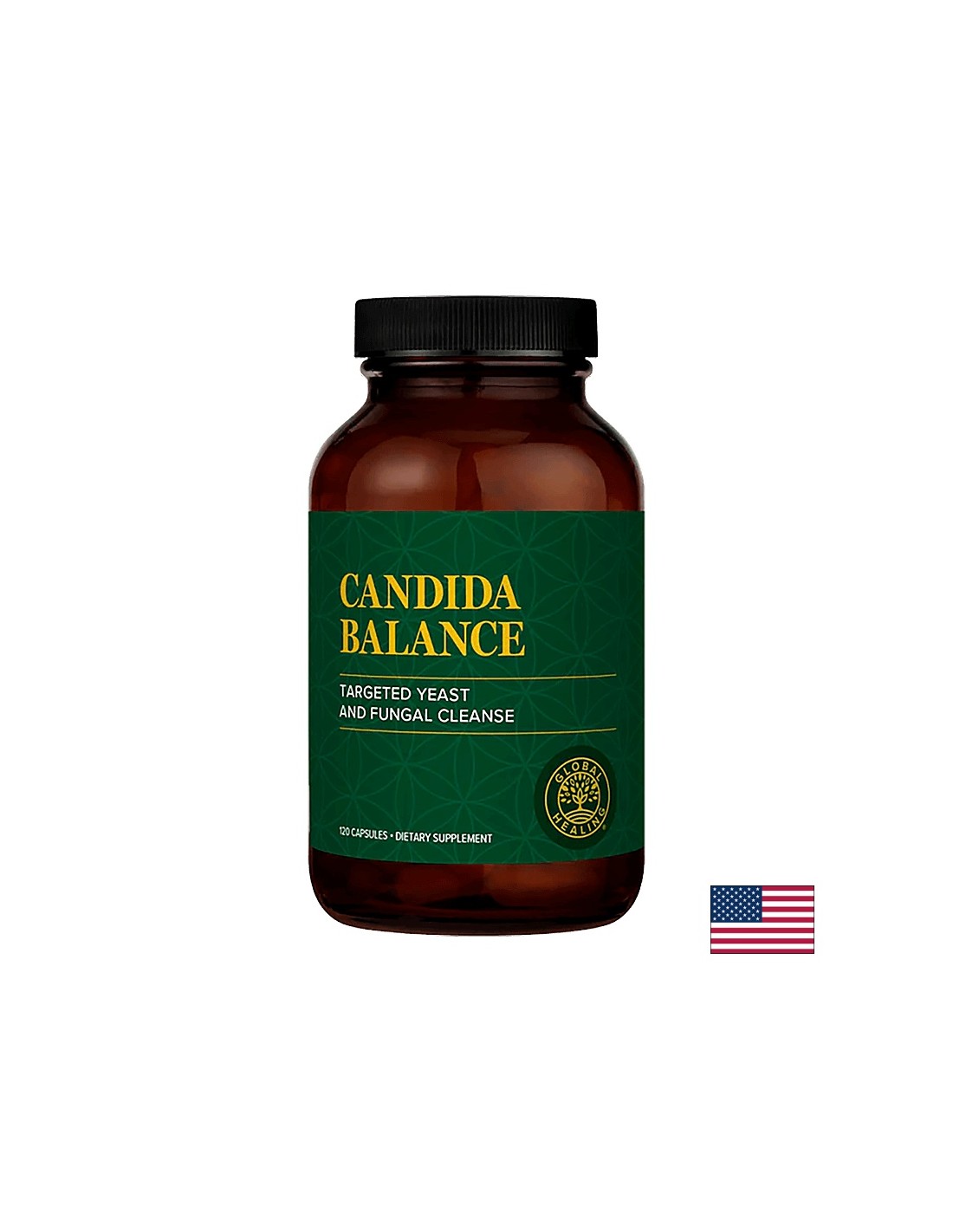 Mycozil® Candida in Flora Balance Support / Naravni kompleks proti okužbam Candide, 120 kapsul Global Healing