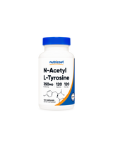 Živčna in možganska aktivnost - N-Acetil L-Tirozin, 120 kapsul <tc>Nutricost</tc>