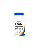 Živčna in možganska aktivnost - N-Acetil L-Tirozin, 120 kapsul <tc>Nutricost</tc>