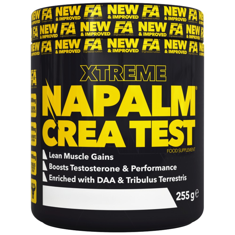 Napalm Crea Test | z DAA & Tribulus - 255 gramov