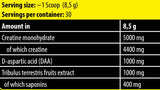 Napalm Crea Test | z DAA & Tribulus - 255 gramov